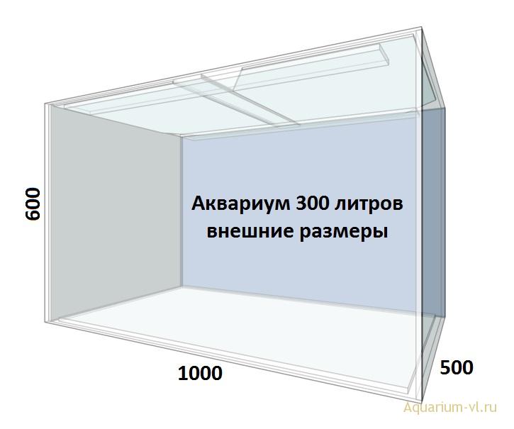 Аквариум Карон 300 л прямоугольный (120х40х66) см