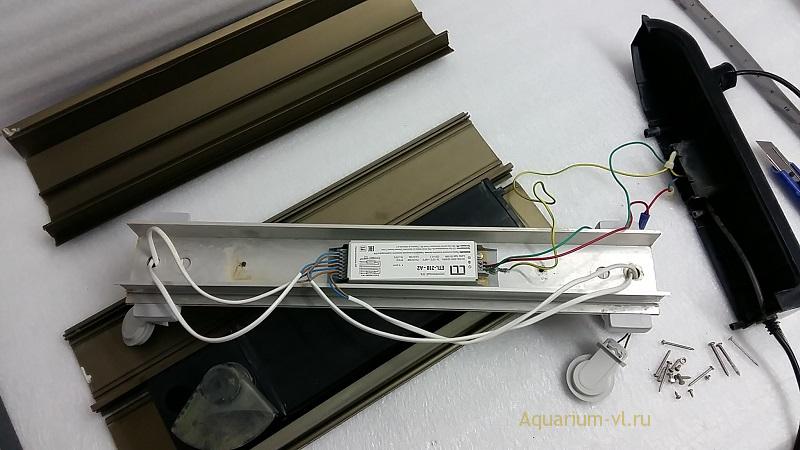 ремонт светильников для аквариума