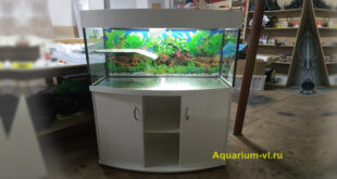 Панорамный аквариум 250 литров